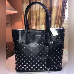 Brand New Alexander McQueen (W/Tags). Black and silver studs. Side expansions.